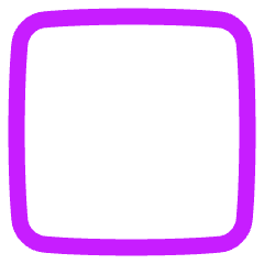 Square Icon from Plump Neon Set