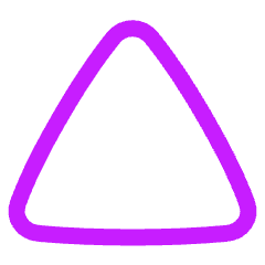 Triangle Icon from Plump Neon Set