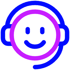 Customer Support 2 Icon from Plump Neon Set
