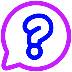Help Chat 2 Icon from Plump Neon Set