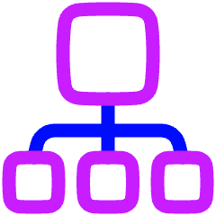 Hierarchy 14 Icon from Plump Neon Set