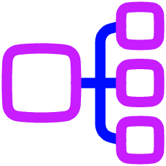 Hierarchy 15 Icon from Plump Neon Set