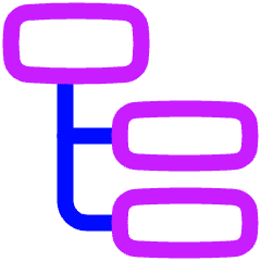 Hierarchy 16 Icon from Plump Neon Set