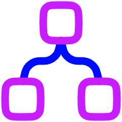 Hierarchy 5 Icon from Plump Neon Set