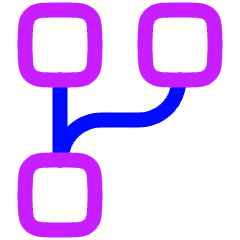 Hierarchy 6 Icon from Plump Neon Set