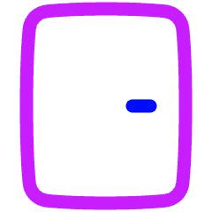 Door Icon from Plump Neon Set
