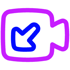 Incoming Video Call Icon from Plump Neon Set