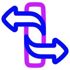 Rate Stretch Tool Icon from Plump Neon Set