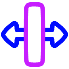 Riple Edit Tool Icon from Plump Neon Set