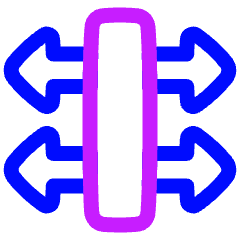 Rolling Edit Tool Icon from Plump Neon Set