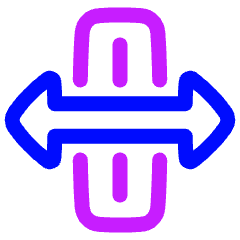 Slide Tool Icon from Plump Neon Set