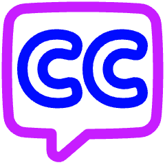 Video Close Captioning Icon from Plump Neon Set