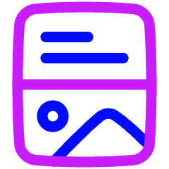 Graphic Template Website Ui Icon from Plump Neon Set