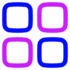 Layout Grid Design View Icon from Plump Neon Set