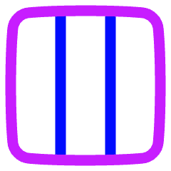 Layout Window 12 Icon from Plump Neon Set