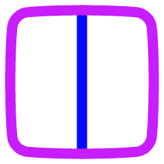 Layout Window 13 Icon from Plump Neon Set