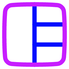 Layout Window 15 Icon from Plump Neon Set