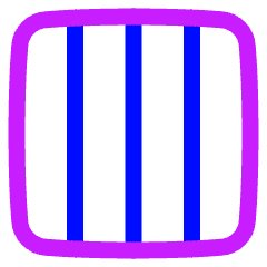 Layout Window 24 Icon from Plump Neon Set