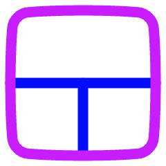 Layout Window 26 Icon from Plump Neon Set