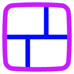 Layout Window 29 Icon from Plump Neon Set