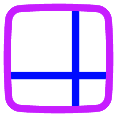 Layout Window 32 Icon from Plump Neon Set