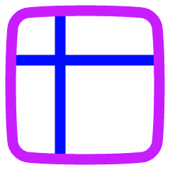 Layout Window 33 Icon from Plump Neon Set