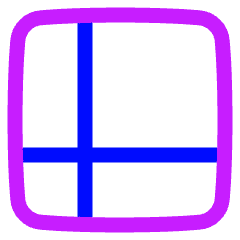 Layout Window 35 Icon from Plump Neon Set