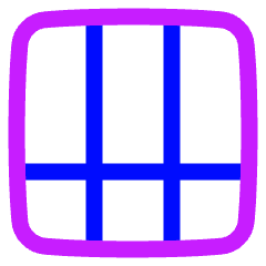 Layout Window 39 Icon from Plump Neon Set