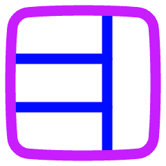 Layout Window 40 Icon from Plump Neon Set