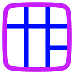 Layout Window 47 Icon from Plump Neon Set