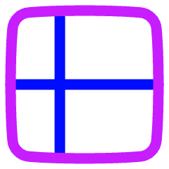 Layout Window 52 Icon from Plump Neon Set