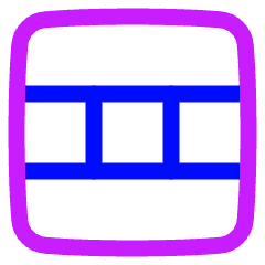 Layout Window 59 Icon from Plump Neon Set