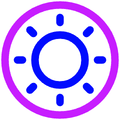 Light Display Mode Icon from Plump Neon Set