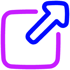 Link Share 2 Icon from Plump Neon Set