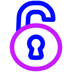 Padlock Circle 2 Icon from Plump Neon Set