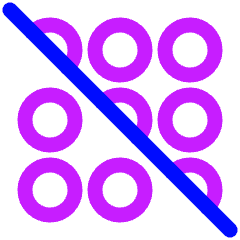Dial Pad Disable 2 Icon from Plump Neon Set