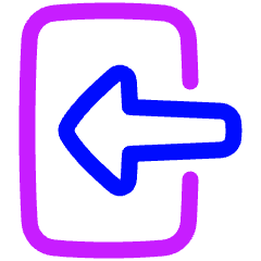 Login 1 Icon from Plump Neon Set