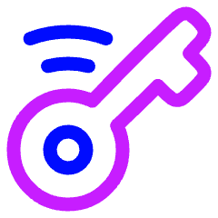Smart Key Icon from Plump Neon Set