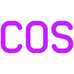 Cosine Icon from Plump Neon Set
