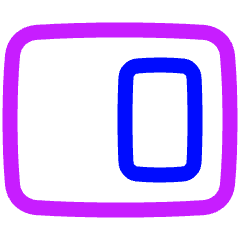 Tile Window Right Icon from Plump Neon Set