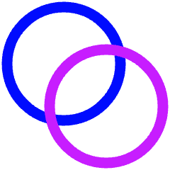 Pathfinder Circle Divide Icon from Plump Neon Set