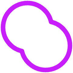 Pathfinder Circle Union Icon from Plump Neon Set