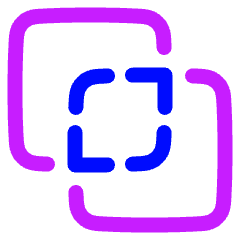 Pathfinder Square Exclude Icon from Plump Neon Set