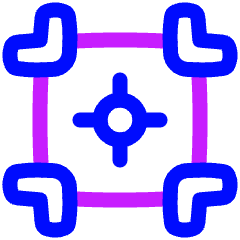 Registration Marks Icon from Plump Neon Set