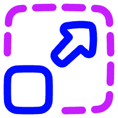Maximize 1 Icon from Plump Neon Set