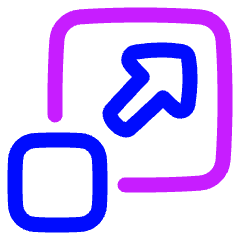 Maximize 2 Icon from Plump Neon Set