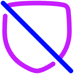 Disable Protection Icon from Plump Neon Set