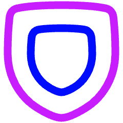 Shield 1 Icon from Plump Neon Set