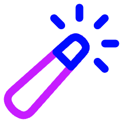 Magic Wand 1 Icon from Plump Neon Set