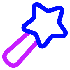 Magic Wand 2 Icon from Plump Neon Set